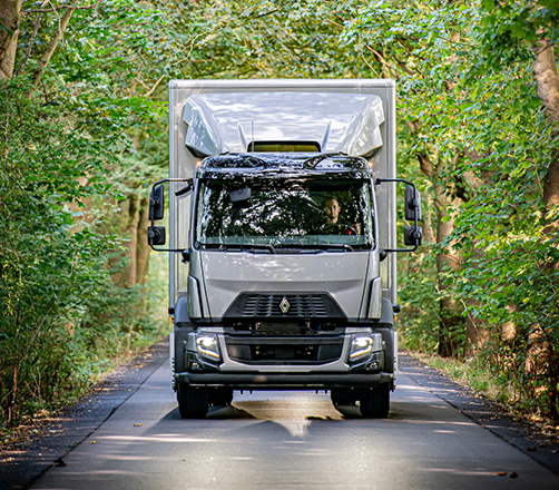 Renault Trucks D bakwagen in De Marienwaerdt