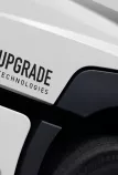 UPGRADE writen on the cabine of a T series