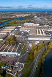 Drone beeld fabriek Blainville Renault Trucks