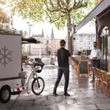 cargo bike met koelcel