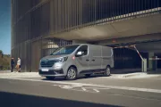 Renault Trucks Trafic leaving an underground parking lot