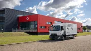 Retrofitted truck voor het design center in Lyon
