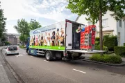Bidfood - lading op laadplank