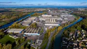 Drone beeld fabriek Blainville Renault Trucks