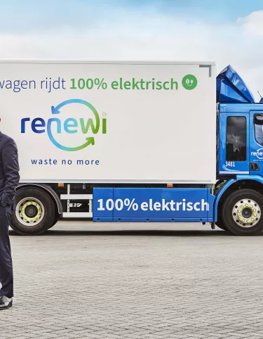 Overhandiging elfde elektrische vrachtwagen aan Renewi