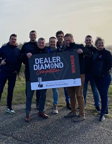 Team Bluekens wint Dealer Diamond Competition
