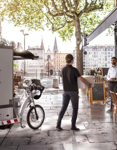 cargo bike met koelcel