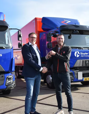 5 nieuwe trucks voor Sluyter Logistics