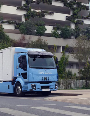 Renault Trucks E-Tech D in de stad