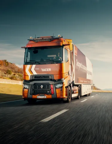 T High Smart Racer op weg