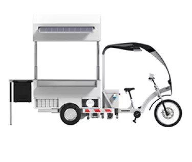 cargo bike met foodcell module