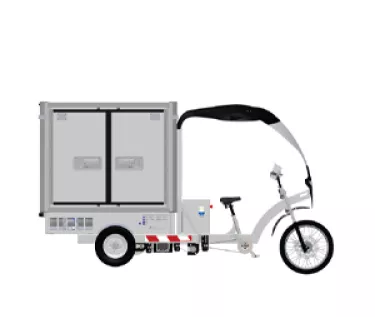 cargo bike met koelcel