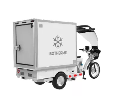 cargo bike met koelcel